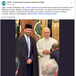 Leon XIV et le chef des Frères Musulmans italiens